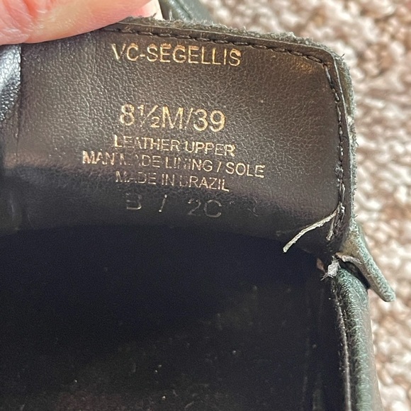 Vince Camuto Segellis Women's Green Leather Block Heel Loafers, Size 8.5 M, NWOT - Picture 8 of 13